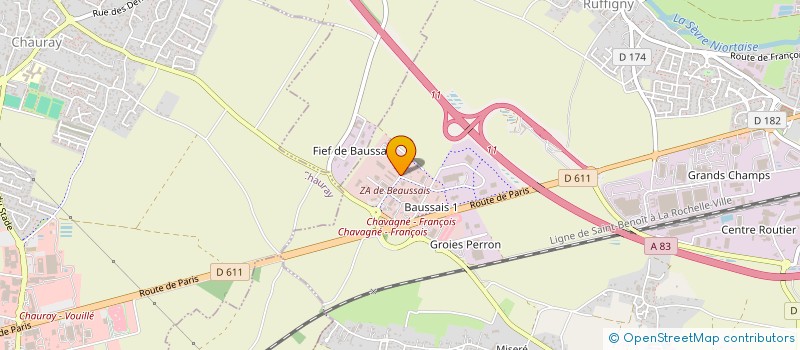 localisation de l'entreprise SCI SMDP  LA CRECHE