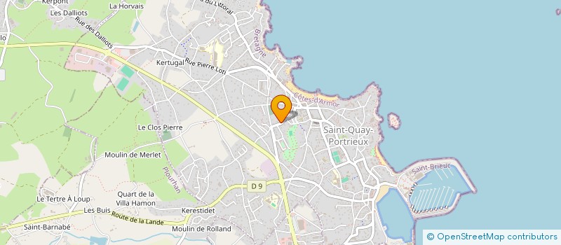 localisation de l'entreprise SCI SMEC  SAINT-QUAY-PORTRIEUX