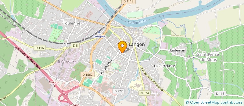 localisation de l'entreprise SCI SMED à LANGON
