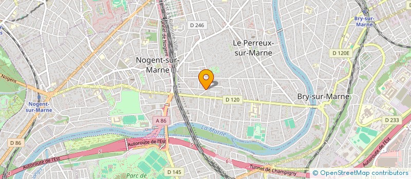localisation de l'entreprise SCI SMEM  LE PERREUX-SUR-MARNE