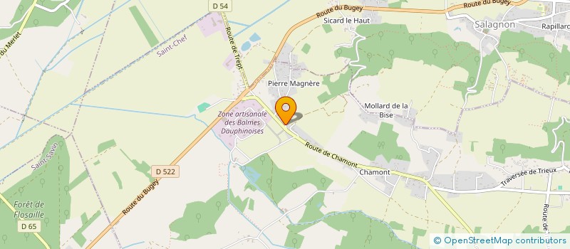 localisation de l'entreprise SCI SMEM  SAINT-CHEF