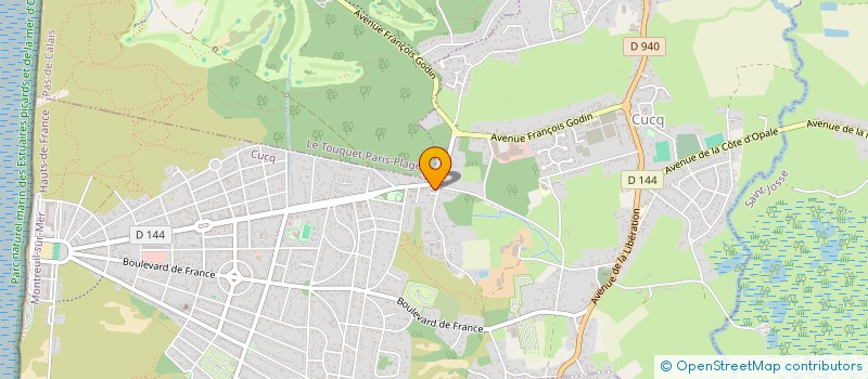 localisation de l'entreprise SCI SMEX  CUCQ