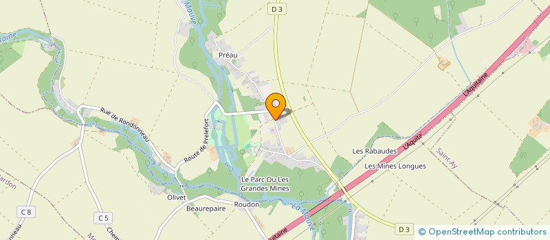 localisation de l'entreprise SCI SMF à HUISSEAU-SUR-MAUVES