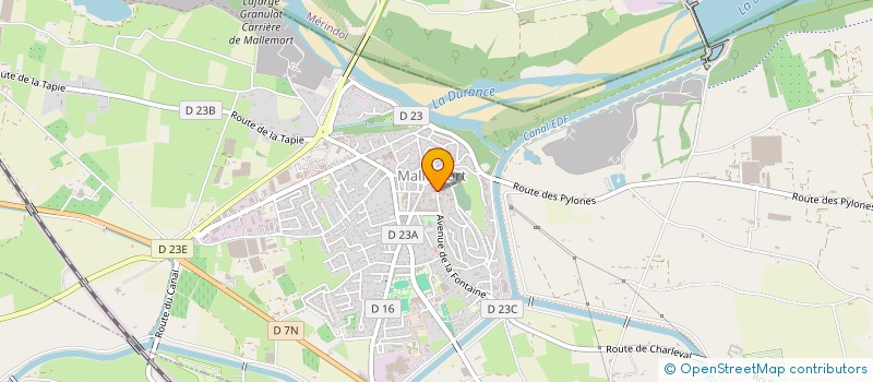 localisation de l'entreprise SCI SMG  MALLEMORT