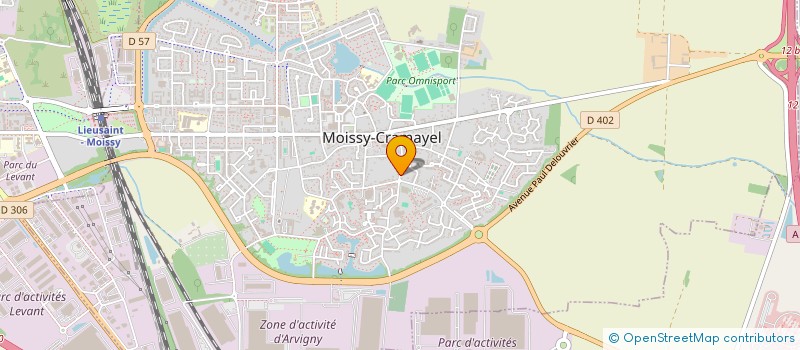 localisation de l'entreprise SCI SMG  MOISSY-CRAMAYEL