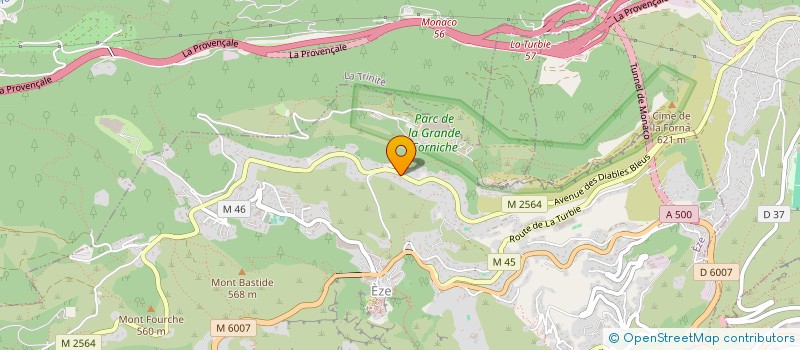 localisation de l'entreprise SCI SMG VILLA CHRISTINA  EZE