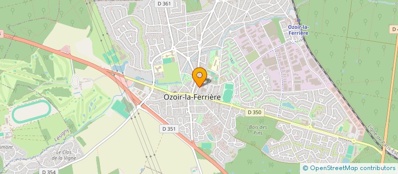 localisation de l'entreprise SCI SMGI  LA RESIDENCE DES IRIS  OZOIR-LA-FERRIERE