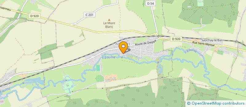 localisation de l'entreprise SCI SMGV  PETIT-CAUX