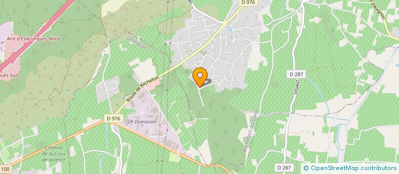 localisation de l'entreprise SCI SMH  ROCHEFORT-DU-GARD