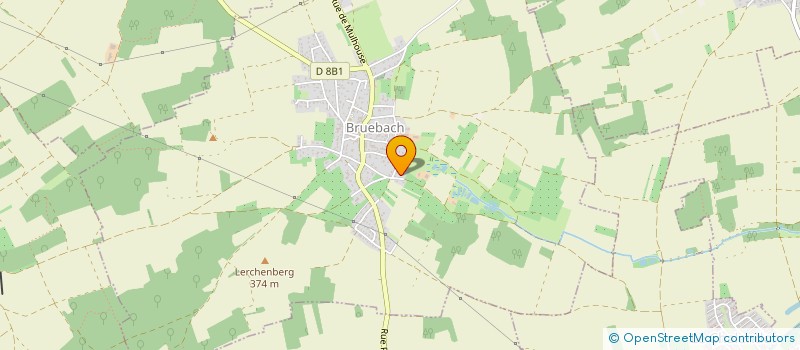 localisation de l'entreprise SCI SMH  BRUEBACH