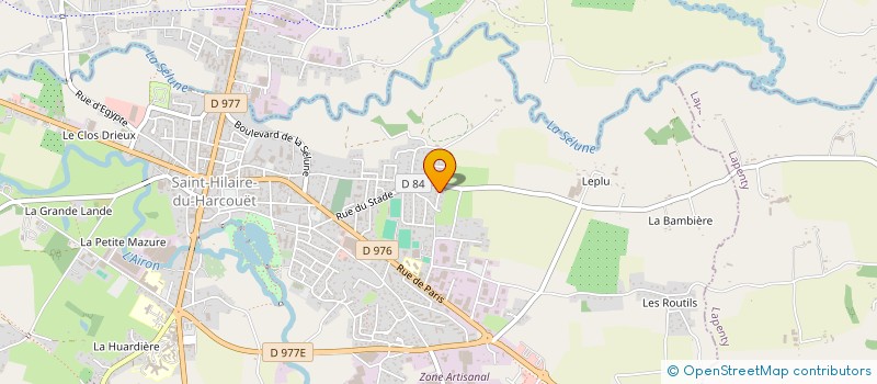 localisation de l'entreprise SCI SMHLP  SAINT-HILAIRE-DU-HARCOUET