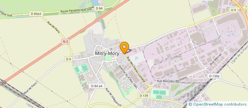 localisation de l'entreprise SCI SMI à MITRY-MORY