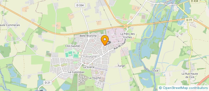 localisation de l'entreprise SCI SMILE IMMO  CHAVAGNE