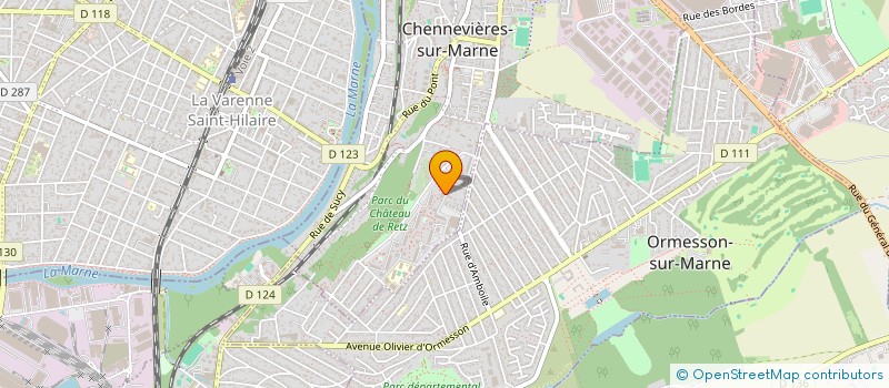 localisation de l'entreprise SCI SMILJANIC  CHENNEVIERES-SUR-MARNE