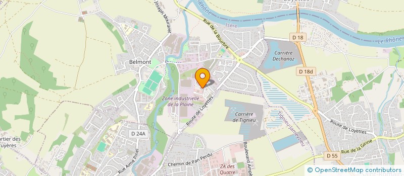 localisation de l'entreprise SCI SMITH  CHAVANOZ