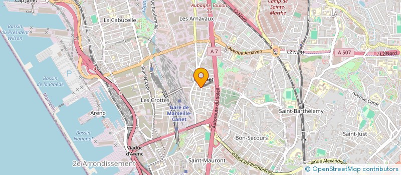 localisation de l'entreprise SCI SMITI à MARSEILLE