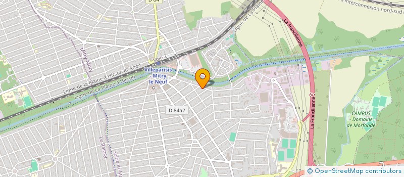 localisation de l'entreprise SCI SMJ  VILLEPARISIS