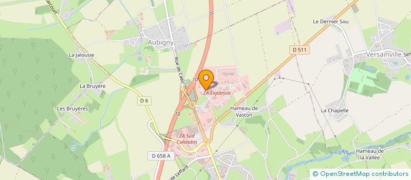 localisation de l'entreprise SCI SMJ  MARTIGNY SUR L'ANTE