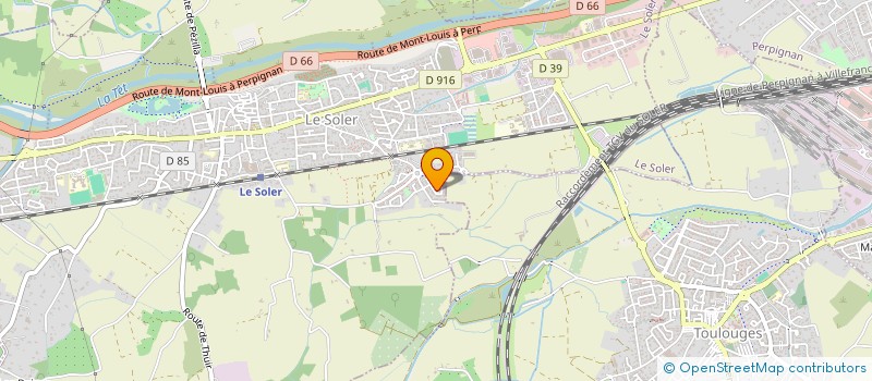 localisation de l'entreprise SCI SMJT MOLDUS  LE SOLER