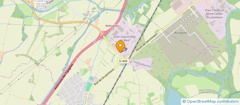 localisation de l'entreprise SCI SMK  HERRLISHEIM