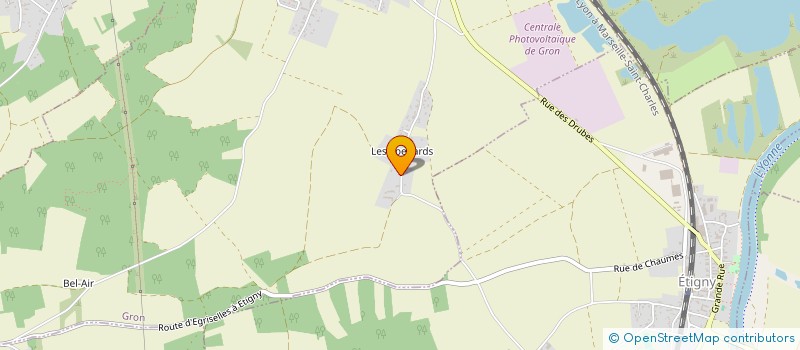 localisation de l'entreprise SCI SMK  GRON