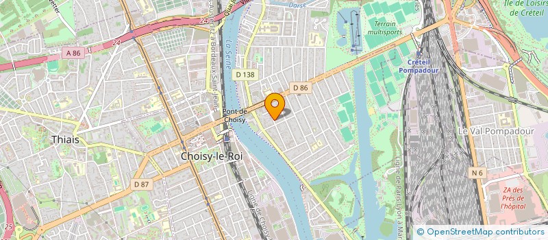 localisation de l'entreprise SCI SML à CHOISY-LE-ROI