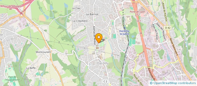 localisation de l'entreprise SCI SMLD  DARDILLY