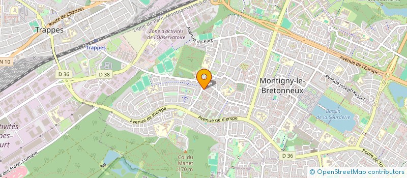 localisation de l'entreprise SCI SMLPLB  MONTIGNY-LE-BRETONNEUX