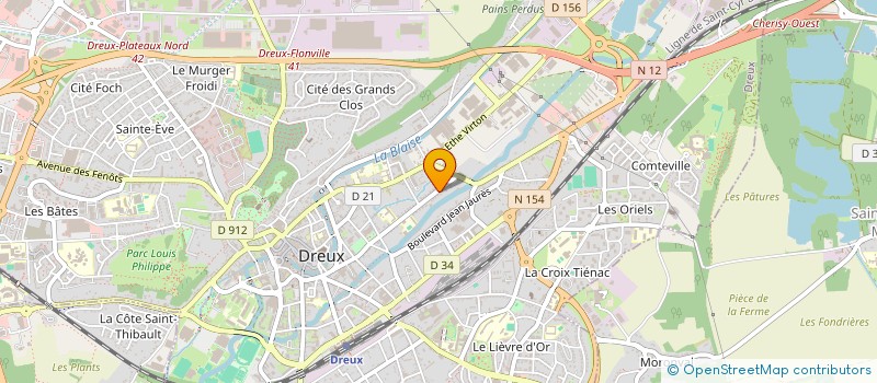 localisation de l'entreprise SCI SMM à DREUX