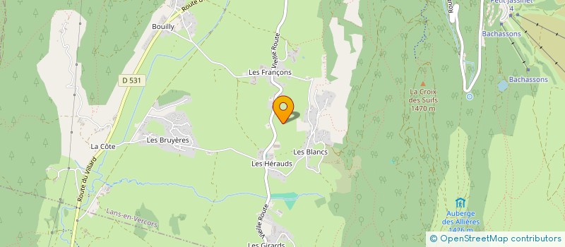 localisation de l'entreprise SCI SMME  LANS-EN-VERCORS