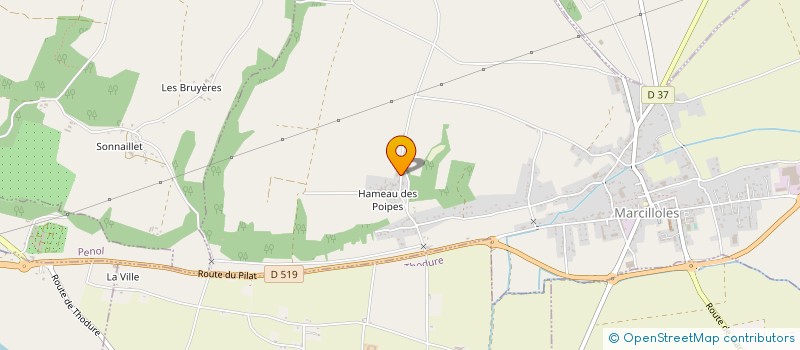 localisation de l'entreprise SCI SMMV IMMO  MARCILLOLES