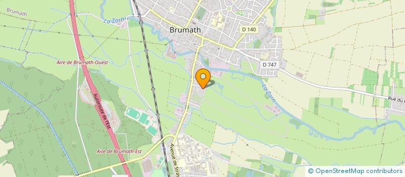 localisation de l'entreprise SCI SMO 19  BRUMATH