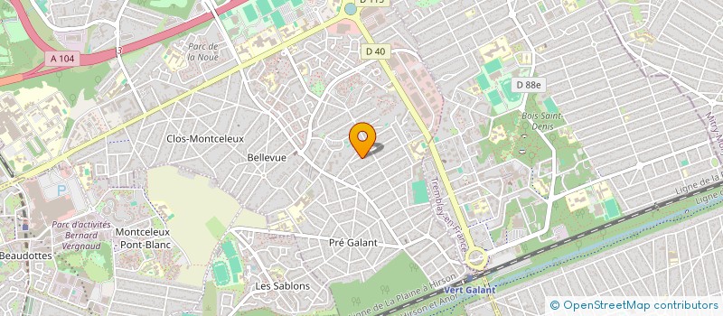 localisation de l'entreprise SCI SMO à VILLEPINTE