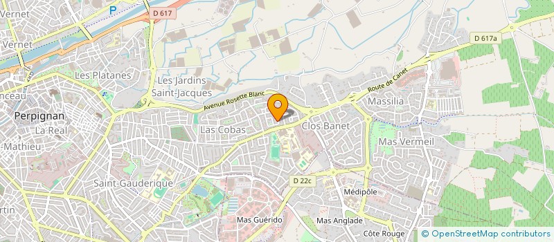 localisation de l'entreprise SCI SMOCKING  PERPIGNAN