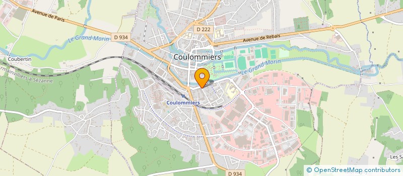 localisation de l'entreprise SCI SMOF à COULOMMIERS