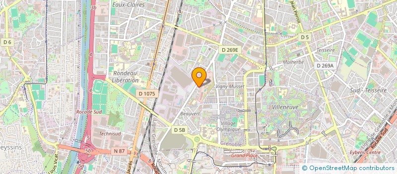 localisation de l'entreprise SCI SMP  SAINT-EGREVE