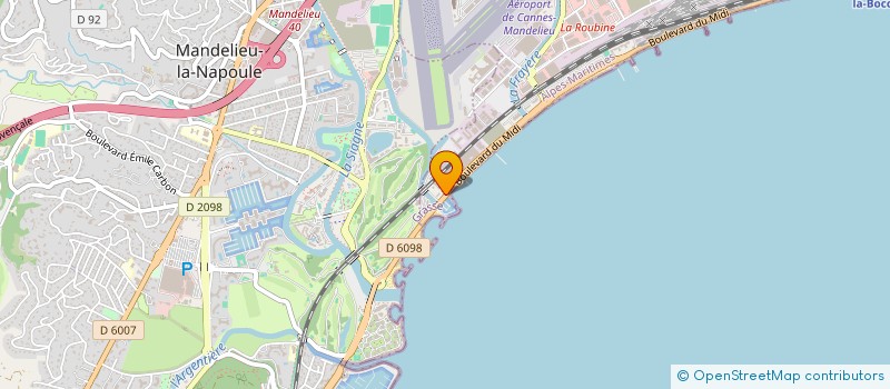 localisation de l'entreprise SCI SMP  CANNES