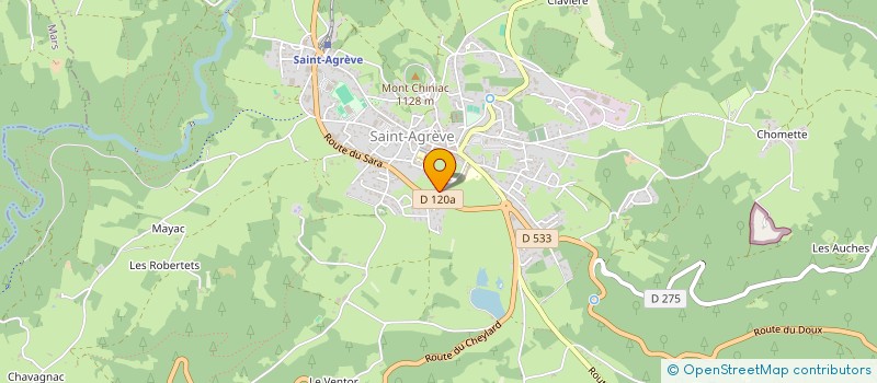 localisation de l'entreprise SCI SMPC  SAINT-AGREVE