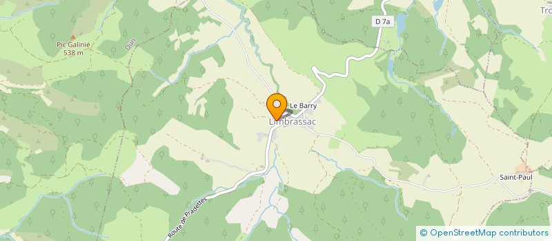 localisation de l'entreprise SCI SMPYF à BELLOC