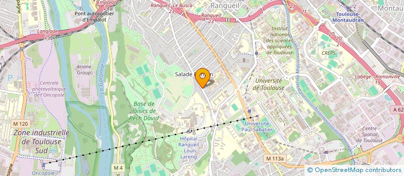 localisation de l'entreprise SCI SMR à TOULOUSE