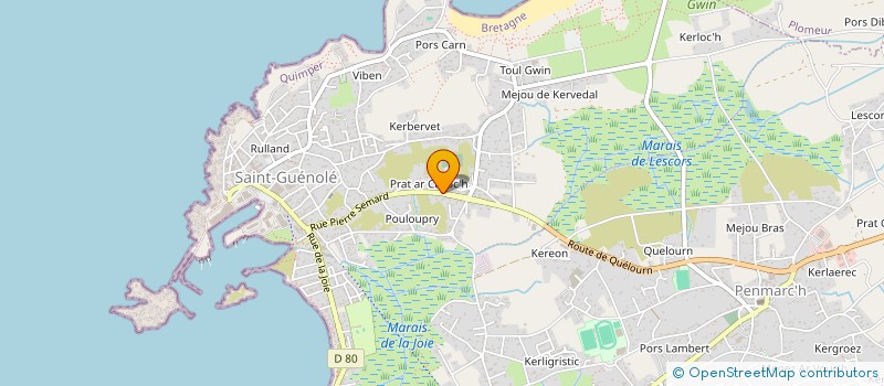 localisation de l'entreprise SCI SMS  PENMARCH