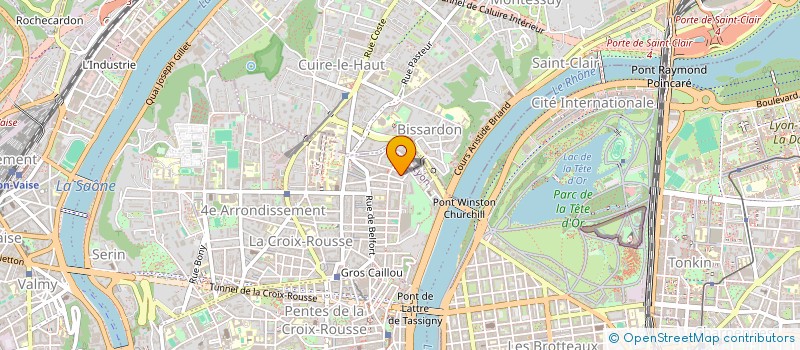 localisation de l'entreprise SCI SMS  LYON