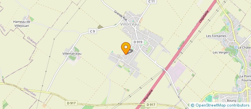 localisation de l'entreprise SCI SMS à VILLORCEAU