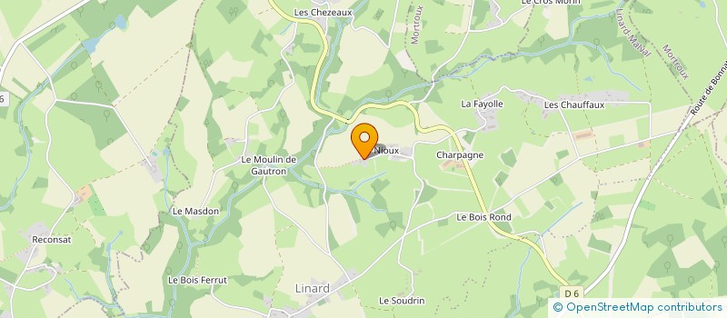 localisation de l'entreprise SCI SMS  LINARD-MALVAL