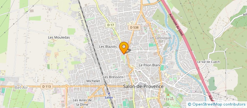 localisation de l'entreprise SCI SMS III  SALON-DE-PROVENCE