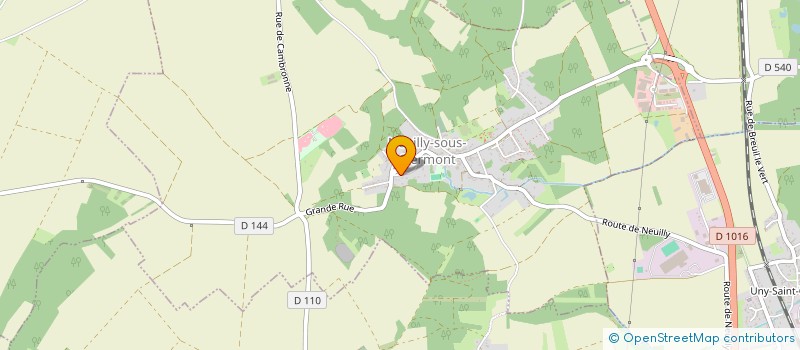 localisation de l'entreprise SCI SMSB  NEUILLY-SOUS-CLERMONT