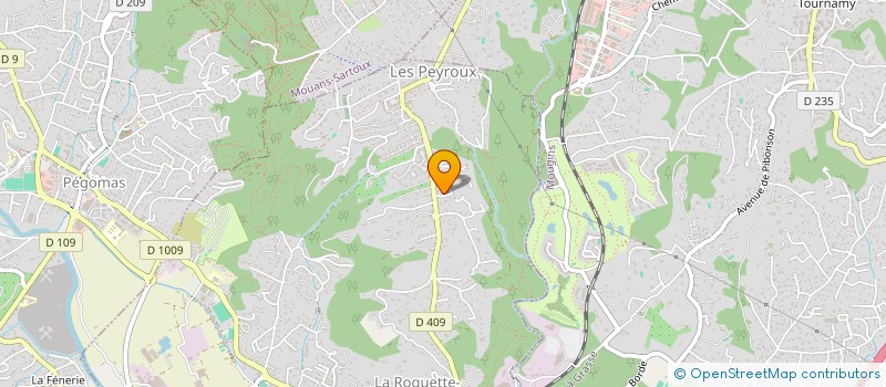 localisation de l'entreprise SCI SMT à LA ROQUETTE-SUR-SIAGNE