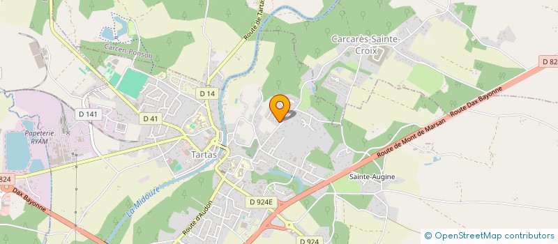 localisation de l'entreprise SCI SMT  CARCARES-SAINTE-CROIX