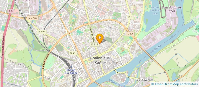 localisation de l'entreprise SCI SMTB  CHALON-SUR-SAONE