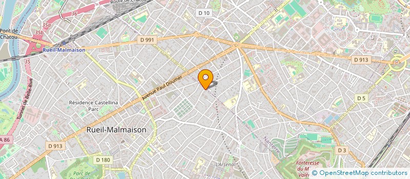 localisation de l'entreprise SCI SMV à RUEIL-MALMAISON